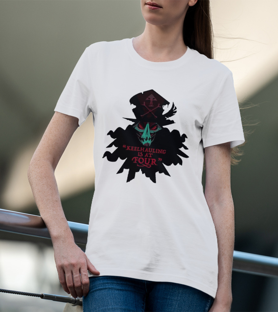 Devolver Digital Lechuck Keelhauling Is At Four Skulled Figure T-Shirt