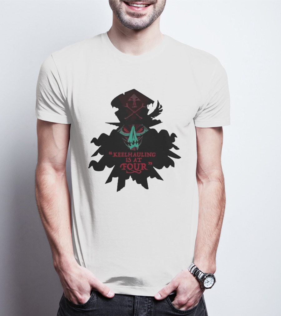 Devolver Digital Lechuck Keelhauling Is At Four Skulled Figure T-Shirt