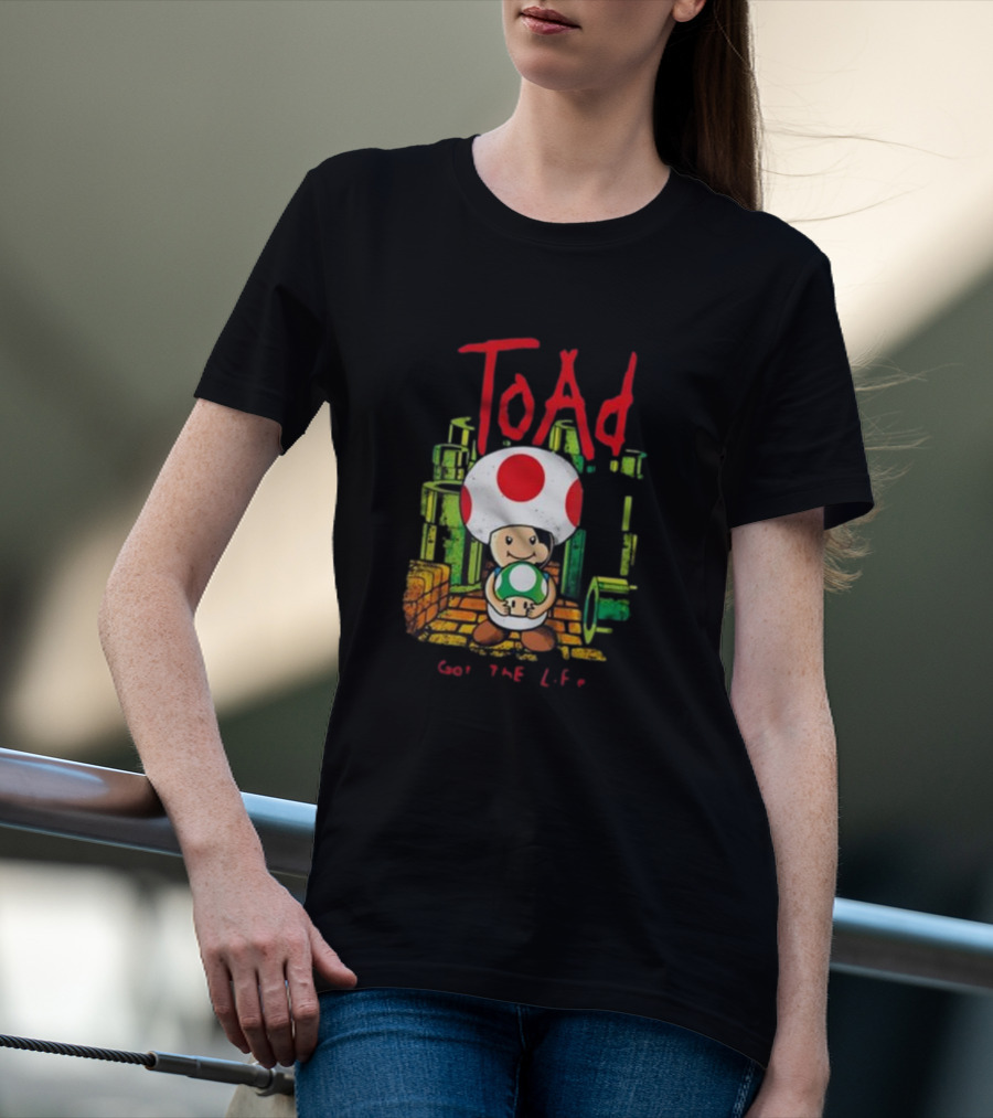 Toda Got The Life Toad New Arrival Dracula Byte T-Shirt