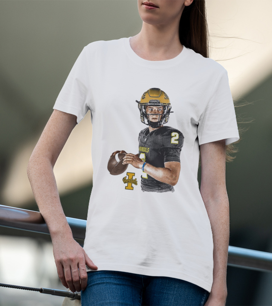 Idaho Vandals Football Player Jack Layne T-Shirt