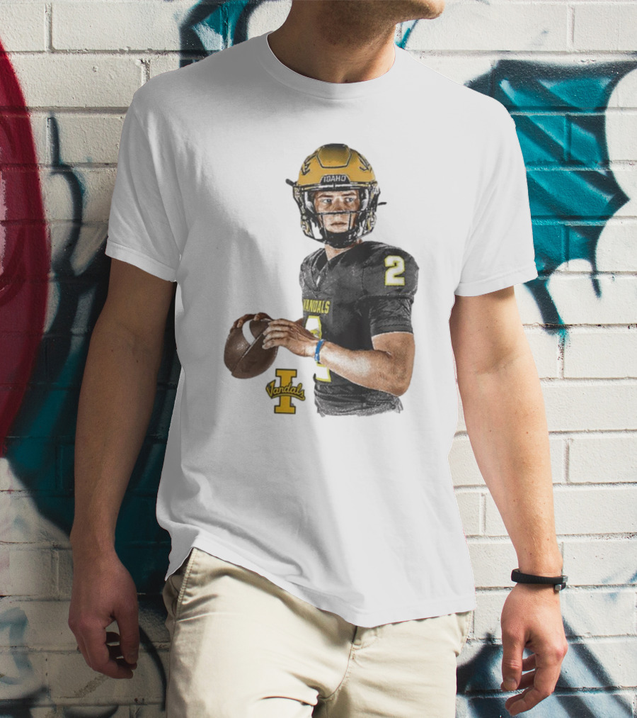 Idaho Vandals Football Player Jack Layne T-Shirt