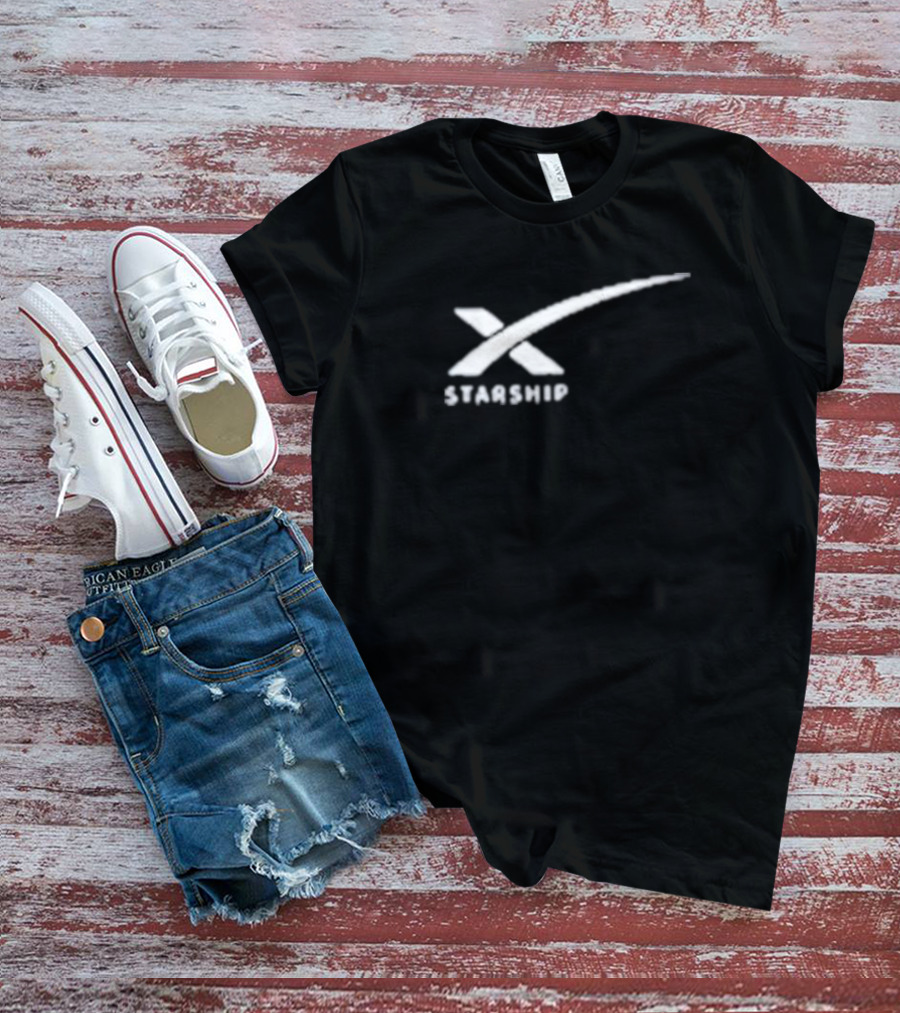 Elon Musk Starship Flight 5 SpaceX Logo Starship T-Shirt