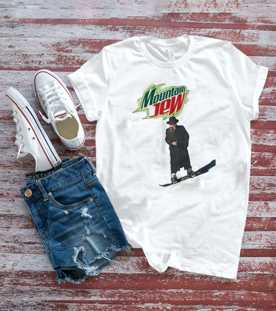Funny Ahh Tees Mountain Jew Snowboarder T-Shirt