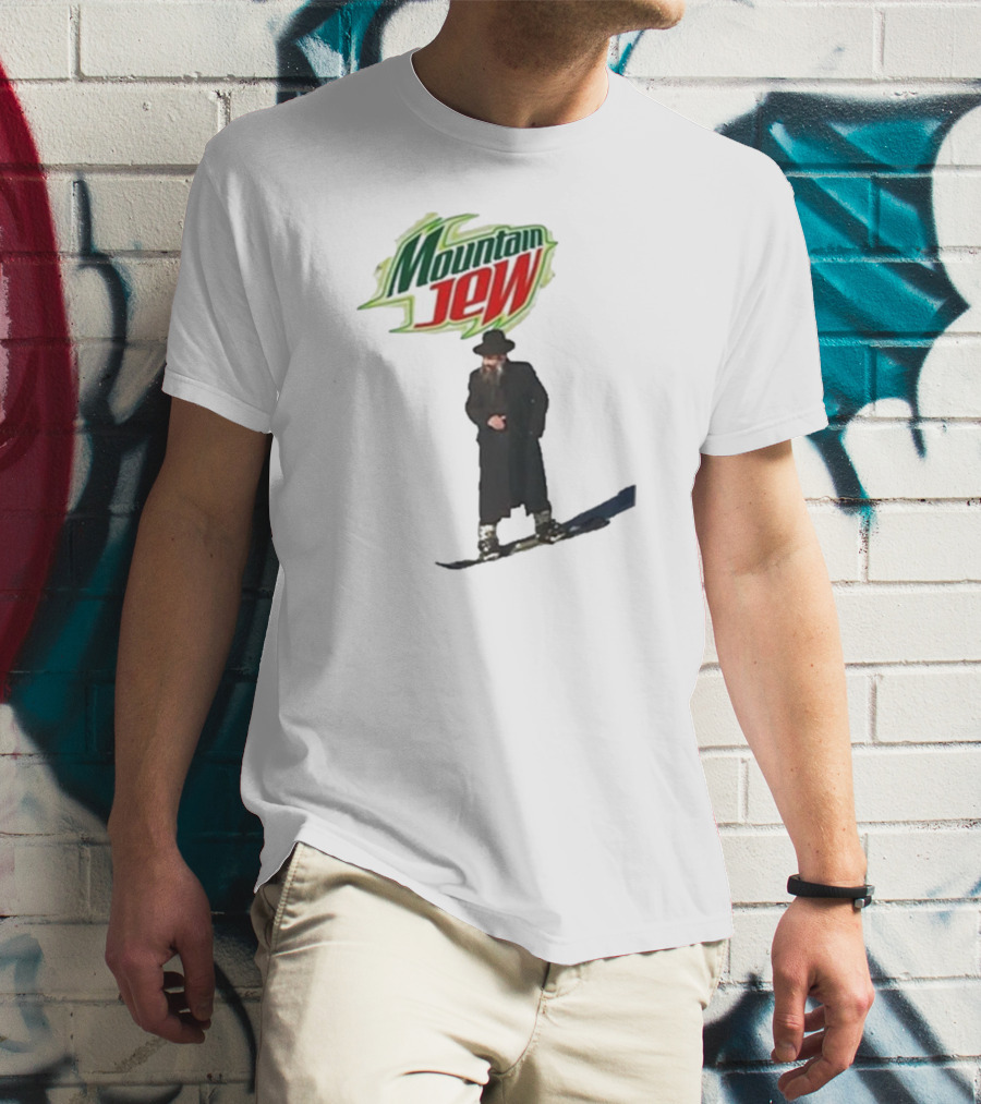 Funny Ahh Tees Mountain Jew Snowboarder T-Shirt