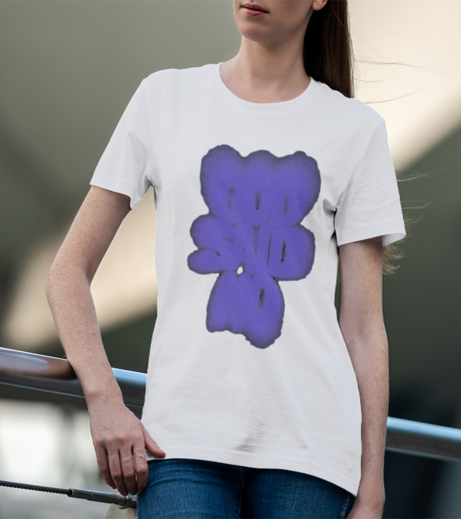 Omarapollo God Said No Purple Blur T-Shirt