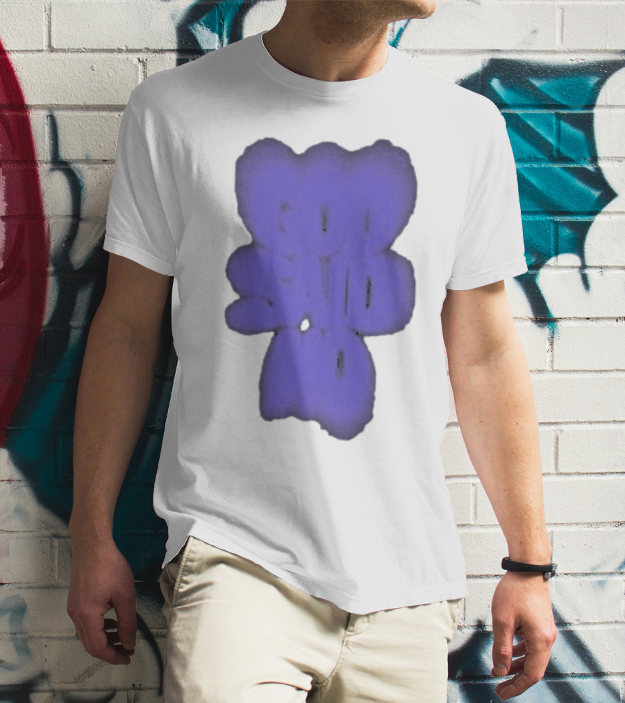 Omarapollo God Said No Purple Blur T-Shirt