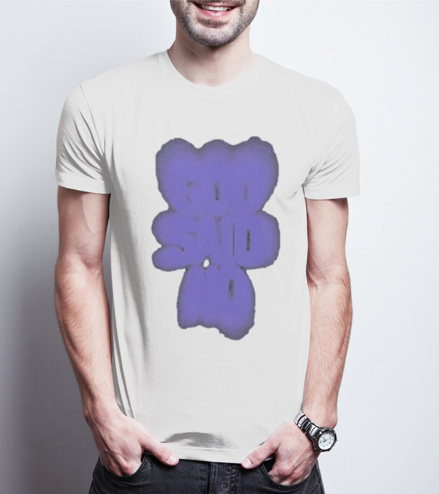 Omarapollo God Said No Purple Blur T-Shirt