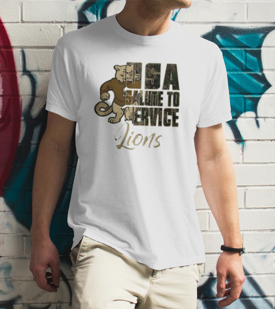 Penn State Nittany Lions USA Salute To Service Lions T-Shirt