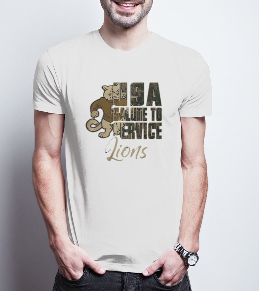 Penn State Nittany Lions USA Salute To Service Lions T-Shirt