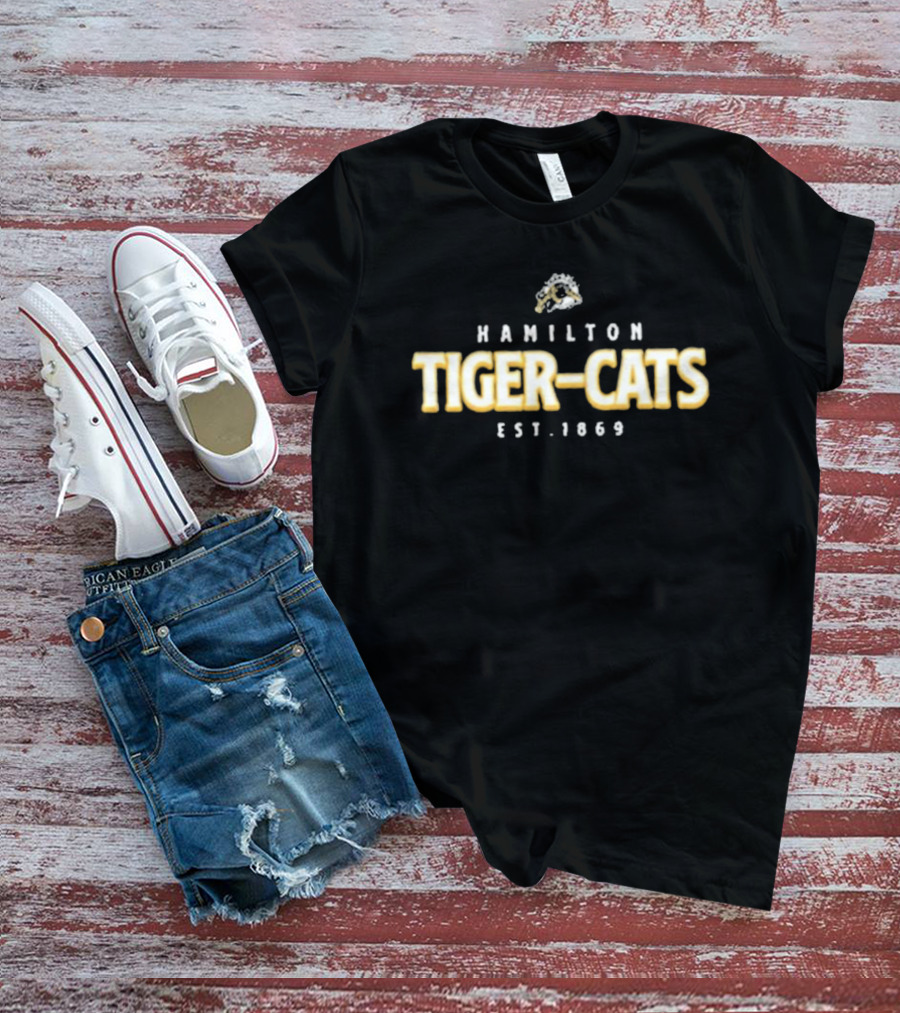 Hamilton Tiger-Cats Est 1869 Logo Classic T-Shirt