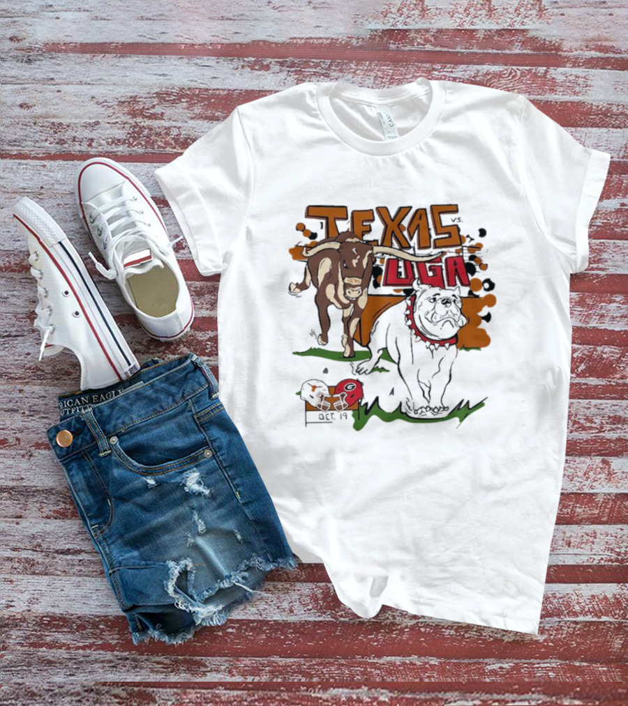 Texas Vs. UGA Oct 19 Showdown T-Shirt