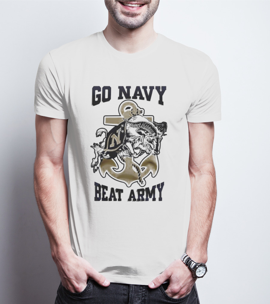 Go Navy Beat Army Midshipmen Football T-Shirt
