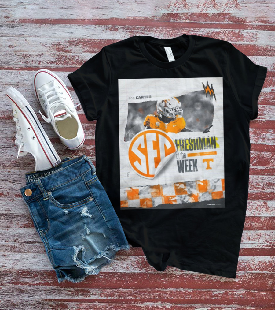 Boo Carter Freshman Of The Week SEC Tennessee Vols T-Shirt