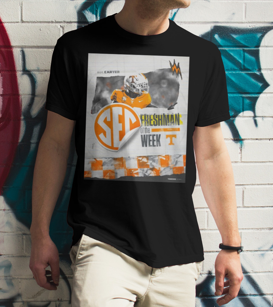 Boo Carter Freshman Of The Week SEC Tennessee Vols T-Shirt