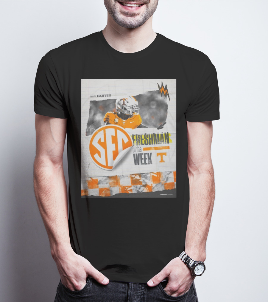 Boo Carter Freshman Of The Week SEC Tennessee Vols T-Shirt
