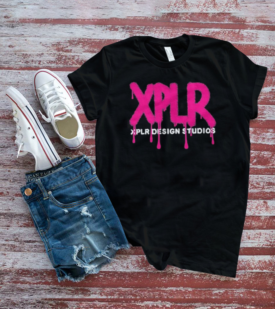 Colby Brock Wearing XPLR Design Studios XPLR Drip T-Shirt