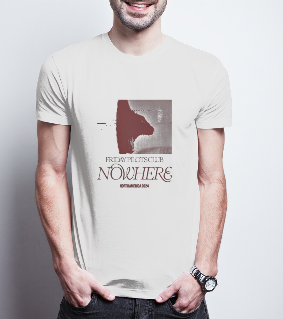 Friday Pilots Club Nowhere North America T-Shirt