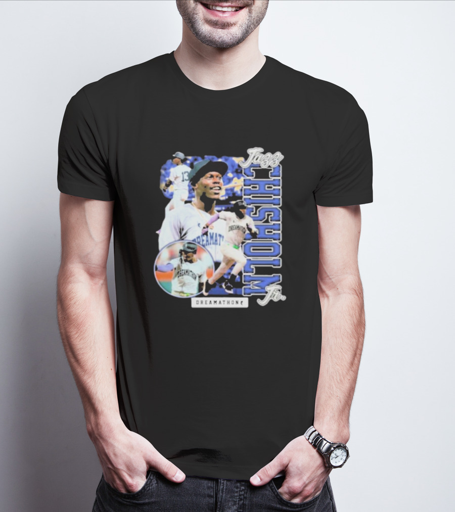 Jazz Chisholm Jr. Dreamathon Baseball Collage T-Shirt