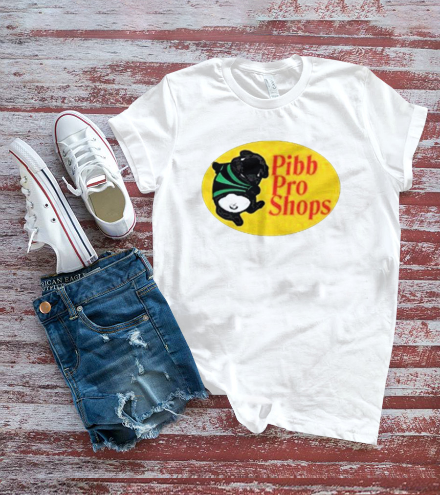 Pibble Palace Pibb Pro Shops Yellow Oval Bulldog T-Shirt