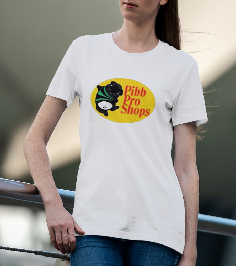 Pibble Palace Pibb Pro Shops Yellow Oval Bulldog T-Shirt