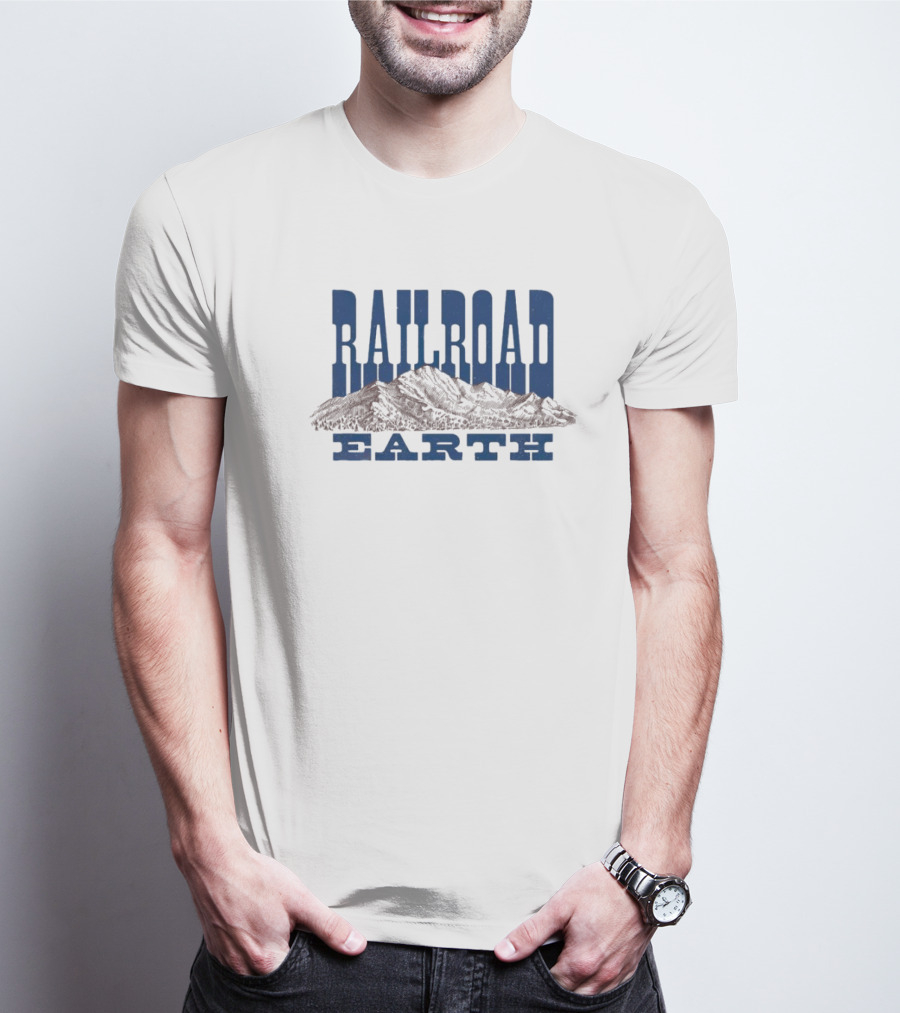 Railroad Earth Mountains Band Fall Tour T-Shirt