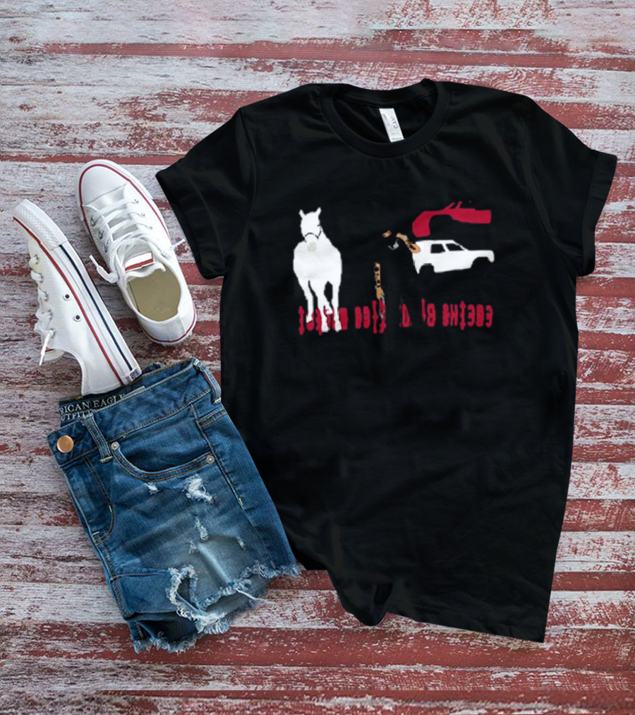 Yeat CPFM Lyfestyle Cover Custom Graphic Featuring Car Horse And Figure T-Shirt