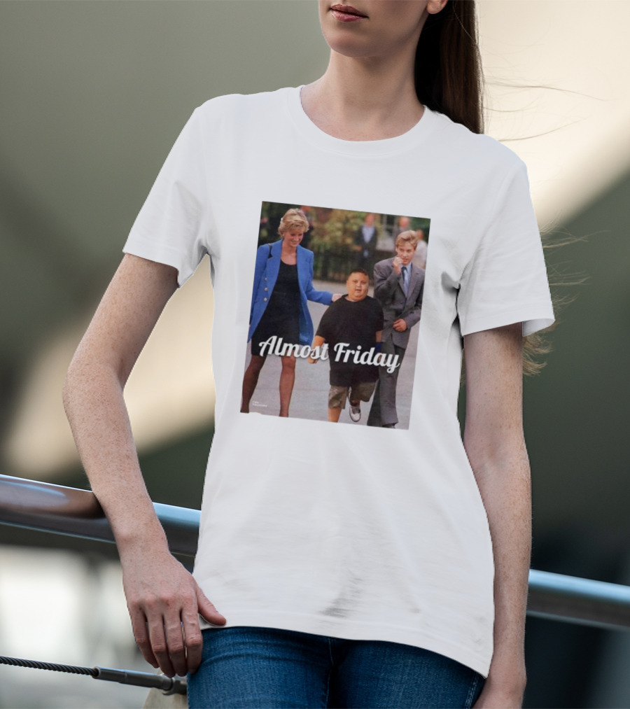 Almost Friday Rizzler Royalty Humorous Princess Iconic Moments T-Shirt
