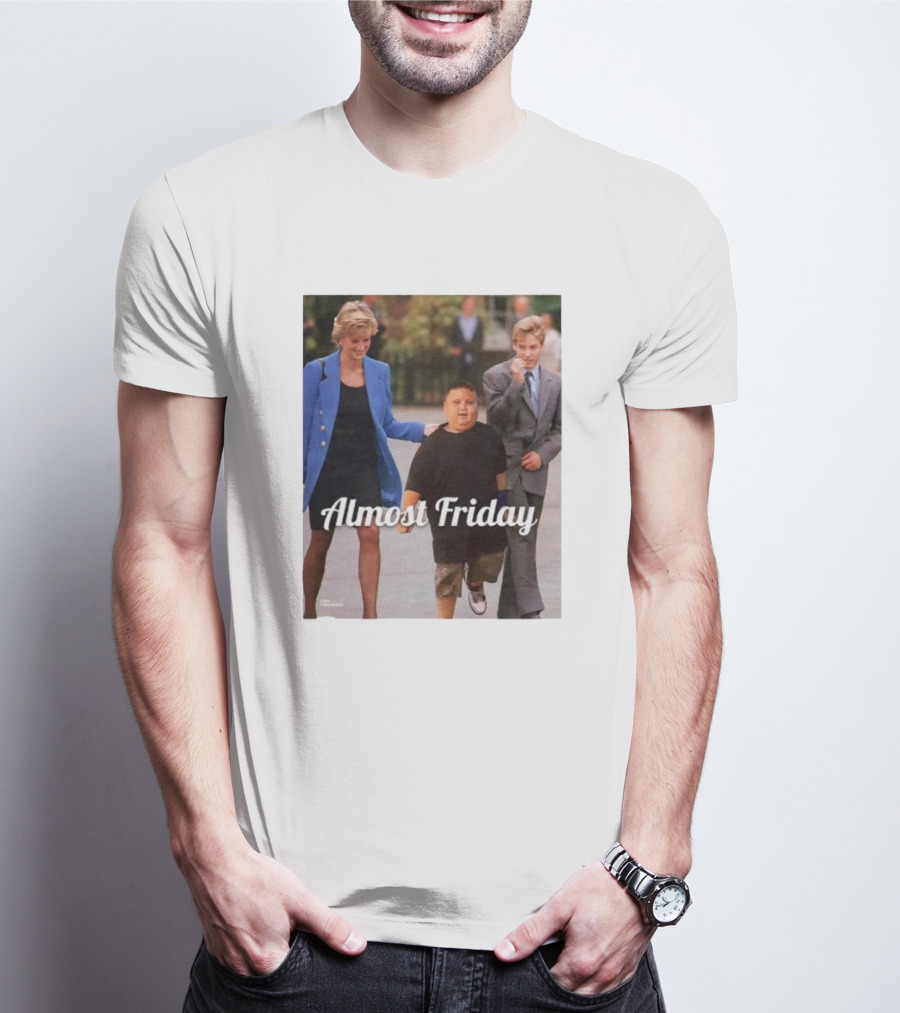 Almost Friday Rizzler Royalty Humorous Princess Iconic Moments T-Shirt