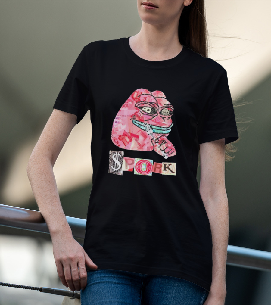Joseph David Colombo $Pork Collage T-Shirt
