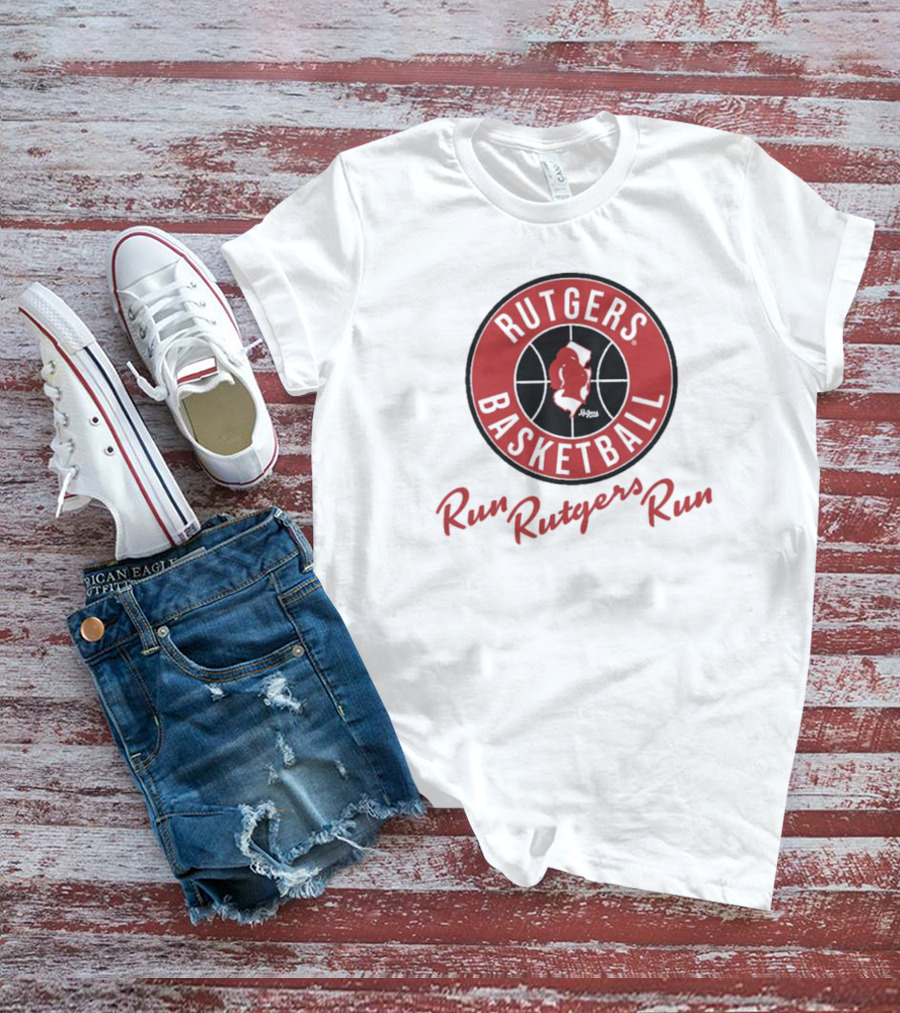 Rutgers Basketball Run Rutgers Run Vintage T-Shirt