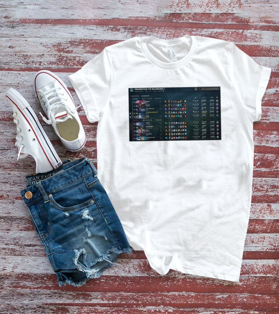 Promoted To Diamond I Ranked Solo Starlightapm Victory 멤버 10 Overview T-Shirt