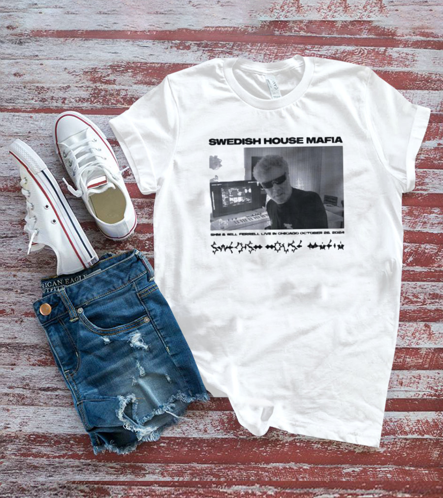 SWEDISH HOUSE MAFIA X WILL FERRELL Music Collaboration AI T-Shirt