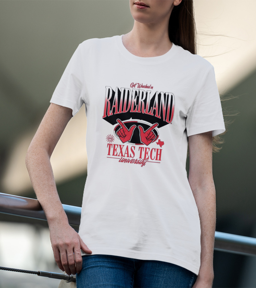 Get Wrecked In Raiderland Texas Tech University Texas 806 T-Shirt