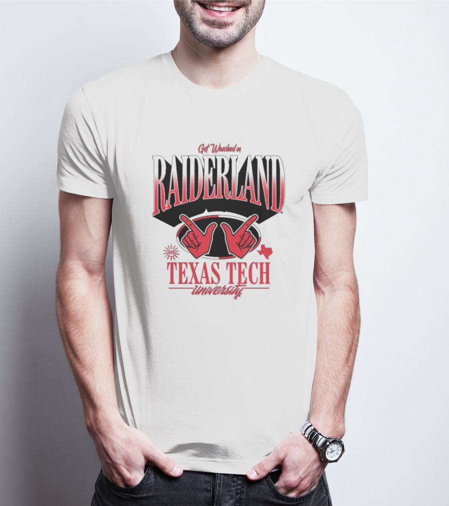 Get Wrecked In Raiderland Texas Tech University Texas 806 T-Shirt