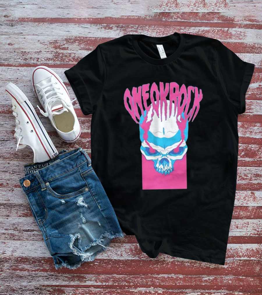 ONE OK ROCK Skull Neon T-Shirt
