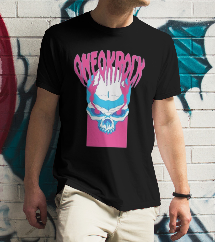 ONE OK ROCK Skull Neon T-Shirt