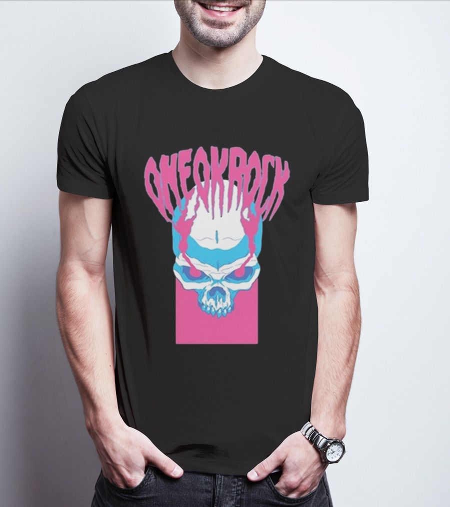 ONE OK ROCK Skull Neon T-Shirt