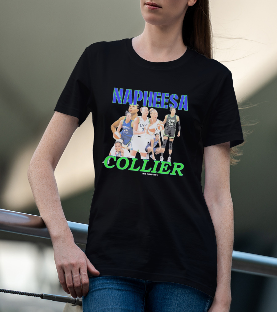 Napheesa Collier Minnesota Lynx WNBA The Homegrown Company Collage T-Shirt
