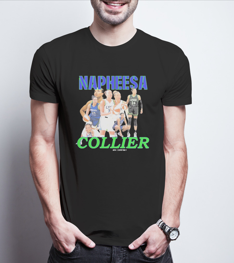 Napheesa Collier Minnesota Lynx WNBA The Homegrown Company Collage T-Shirt