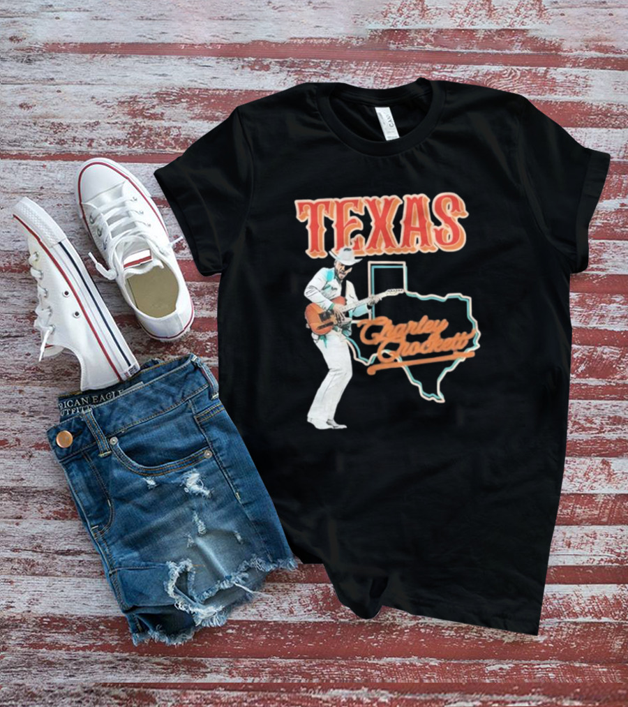 Texas Charley Crockett Cowboy Music T-Shirt