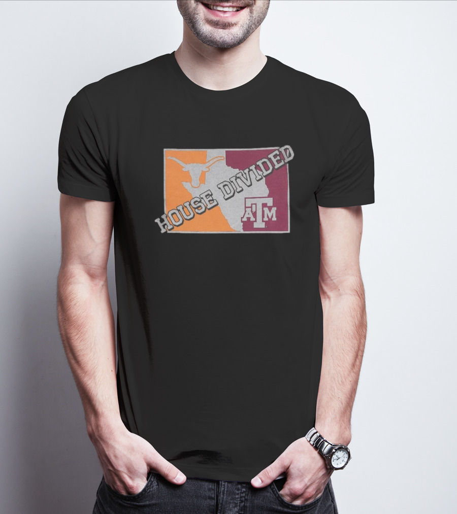 Texas A&M House Divided Longhorns T-Shirt