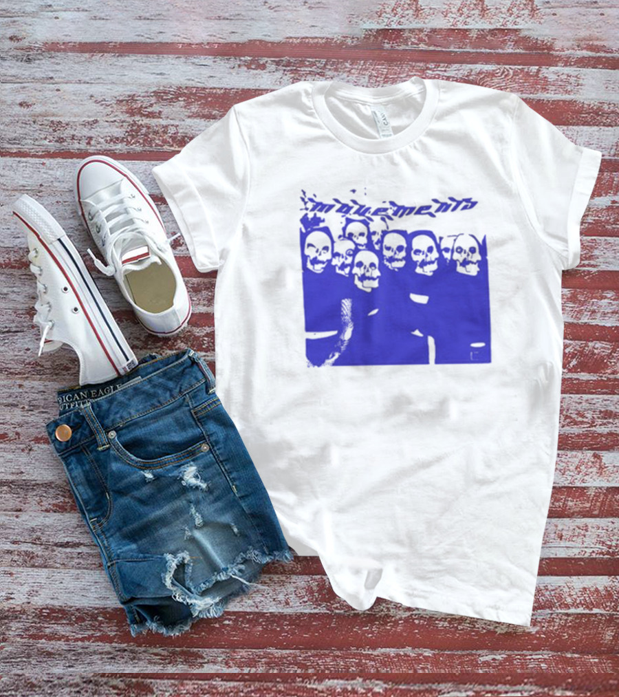 Movements Skeleton Mask Group Afraid To Die T-Shirt