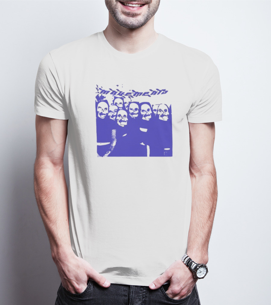 Movements Skeleton Mask Group Afraid To Die T-Shirt