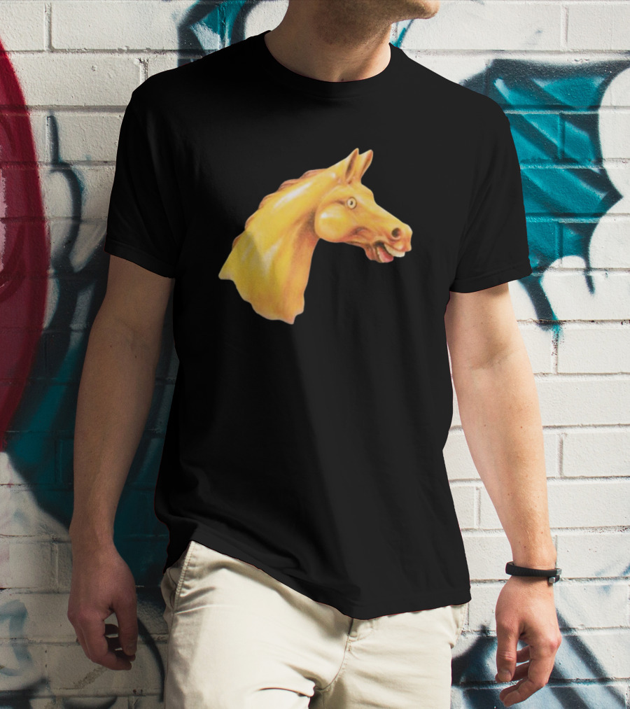 We Live In Time Carousel Horse What’s The Rush Head T-Shirt