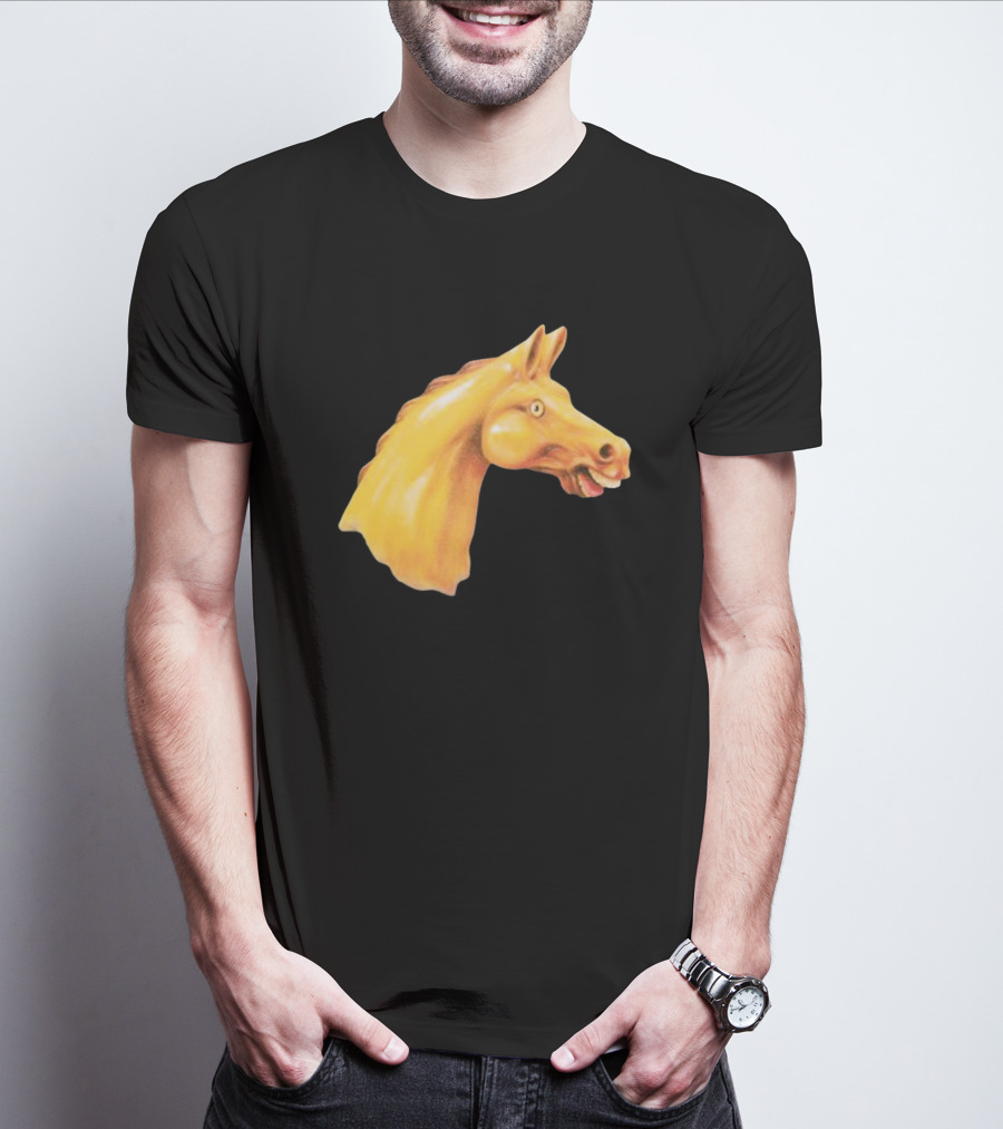 We Live In Time Carousel Horse What’s The Rush Head T-Shirt