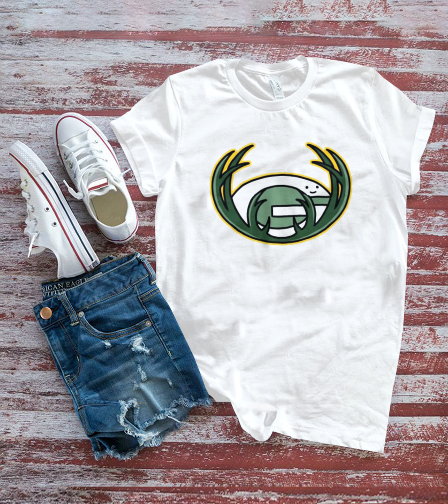 NFL Packers Brewers Logo Mashup Combine T-Shirt