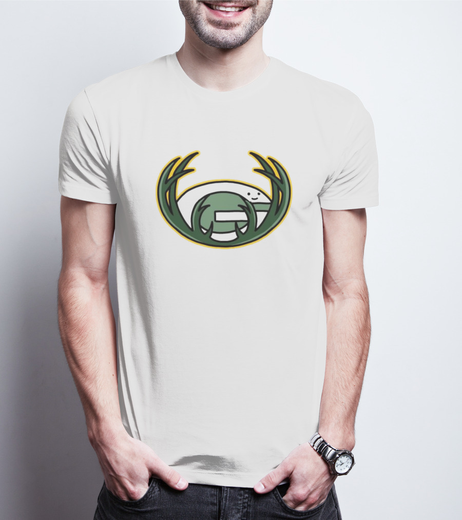 NFL Packers Brewers Logo Mashup Combine T-Shirt