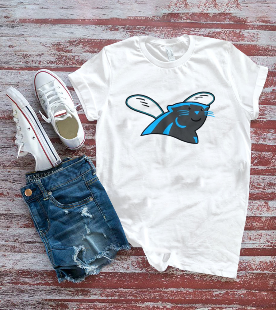 Panthers Hornets Hybrid Logo NFL NBA Mashup T-Shirt