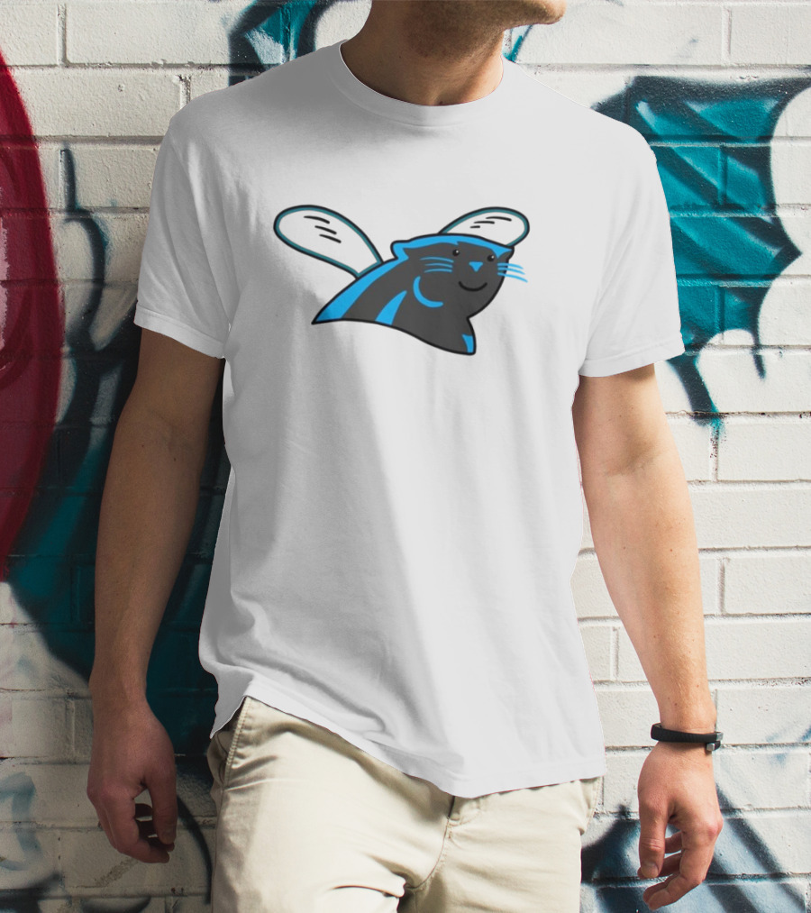 Panthers Hornets Hybrid Logo NFL NBA Mashup T-Shirt