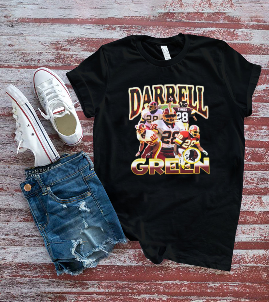 Darrell Green Washington Commanders 28 NFL Legend T-Shirt